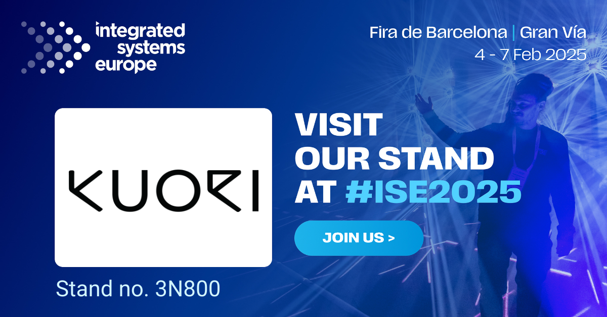 Kuori will be exhibiting at ISE 2025