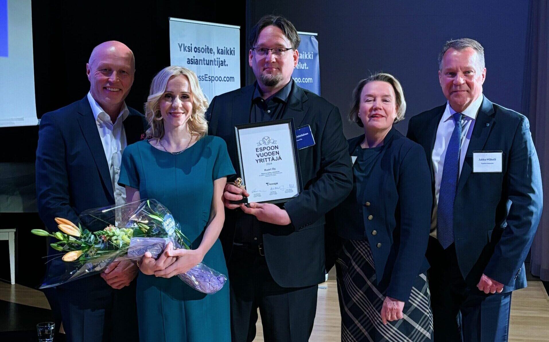 Espoo’s Entrepreneur of the Year 2024: Kuori Oy, Maria and Jarkko Jokelainen