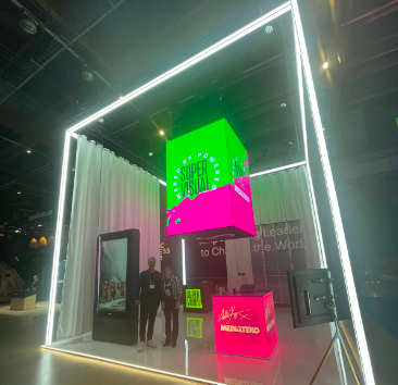 Mediateko’s art installation at Nordic Business Forum impresses the crowd